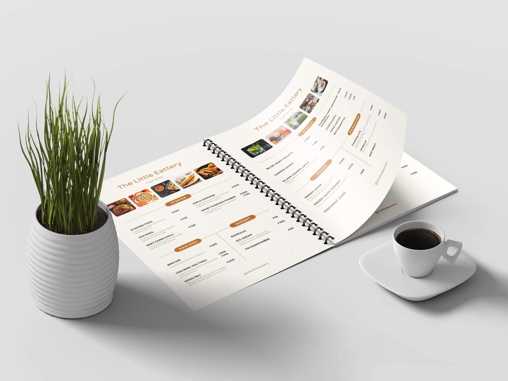 Custom Wiro Menu Cards Printing Printo