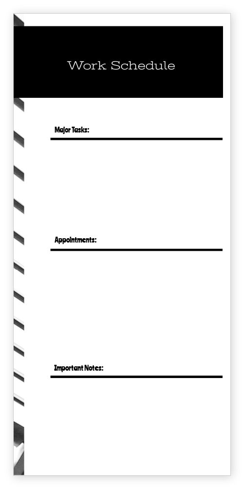 DL size Notepad DL size Notepad