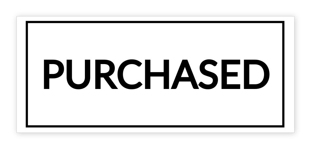 Small 18 x 43 mm Stamp Template