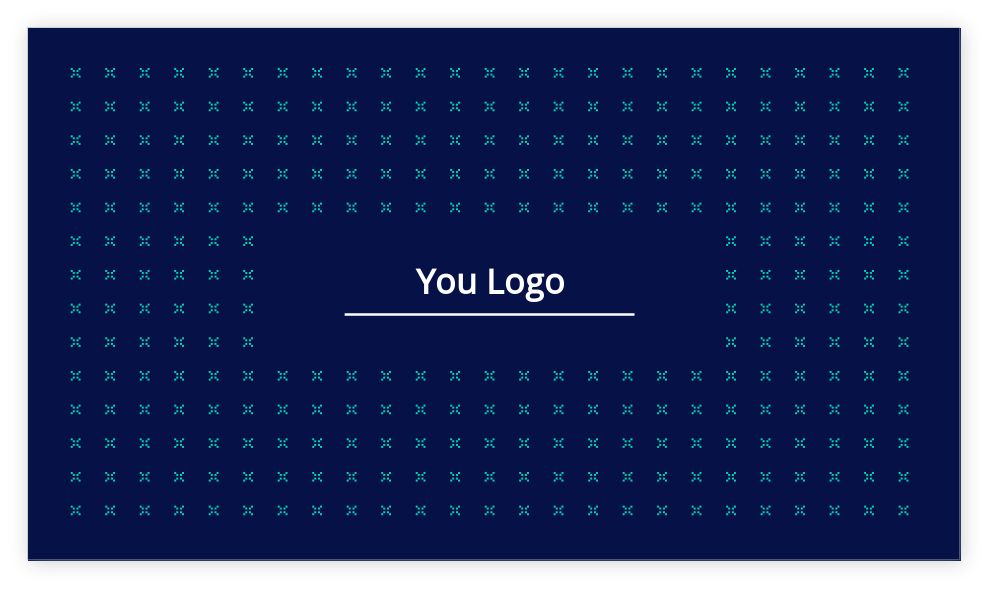 Rectangle Business Card Template Landscape 