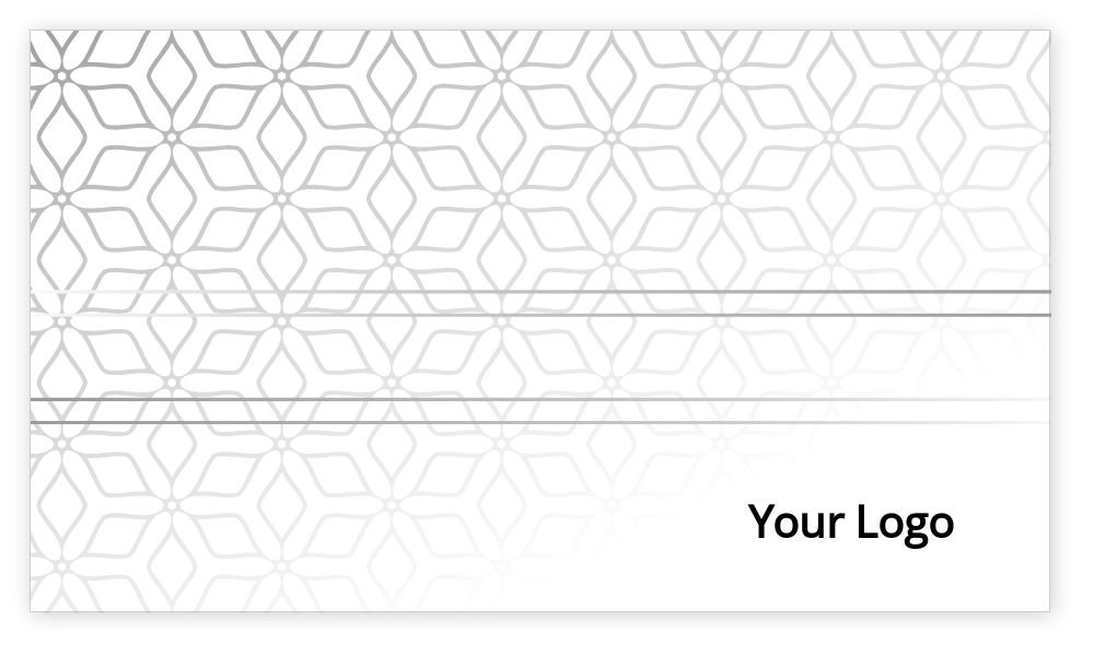 Rectangle Business Card Template Landscape 
