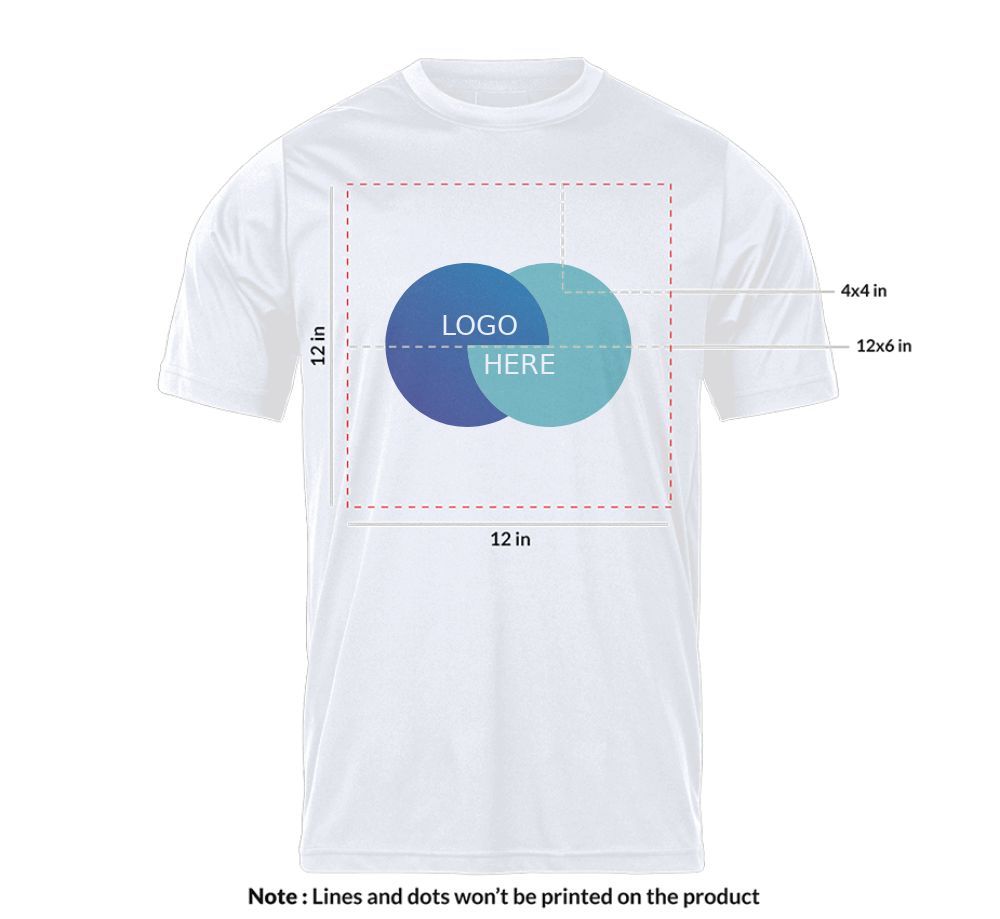 12 x 12 in T-shirt Templates