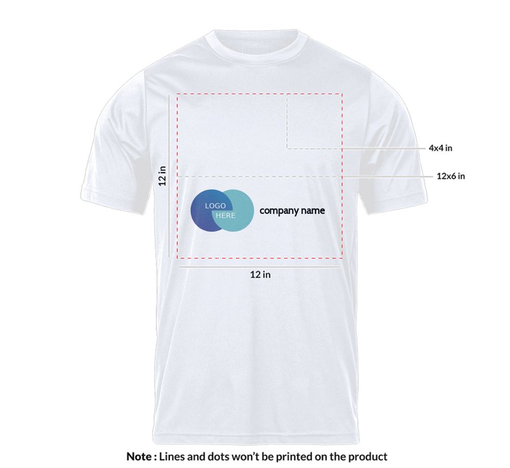 12 x 12 in T-shirt Templates