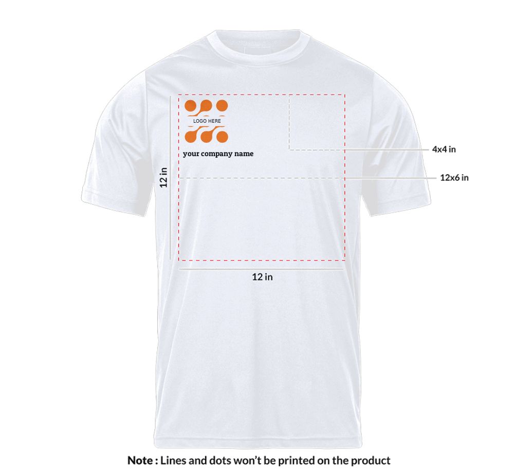 12 x 12 in T-shirt Templates