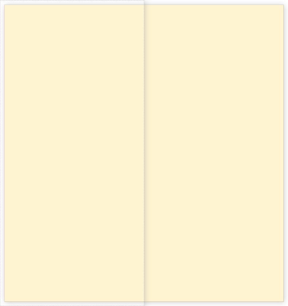 DL Folded Invitations Template