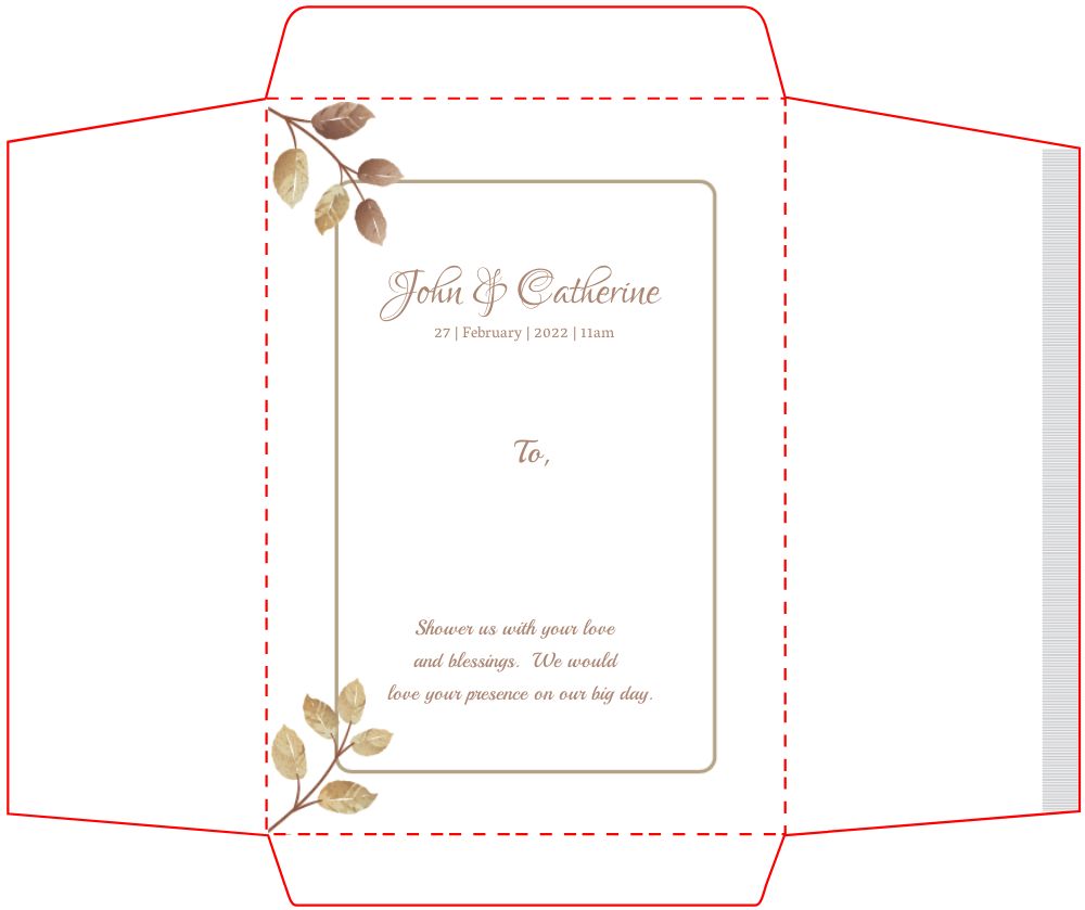 A5 Standard Invitation