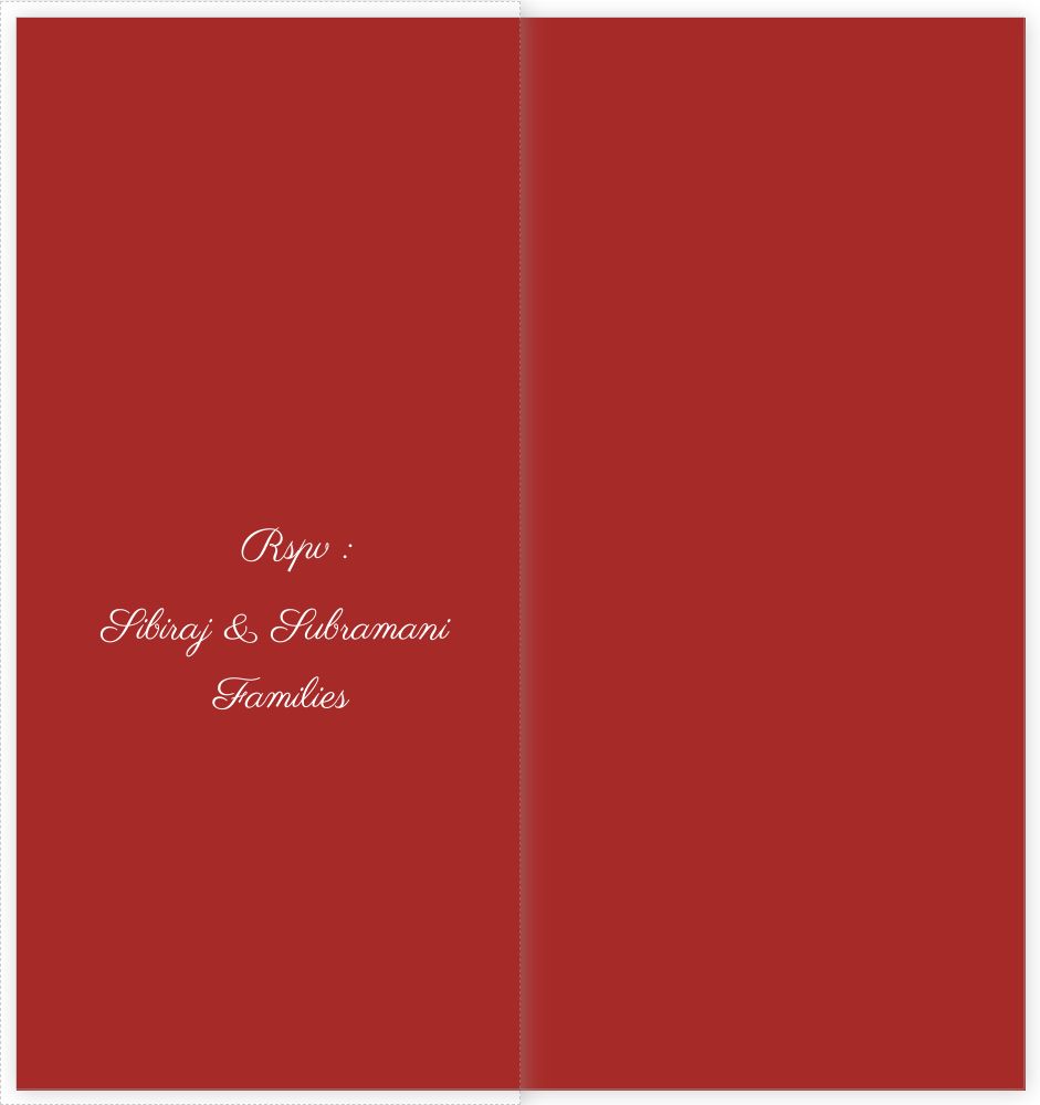 DL Folded Invitations Template