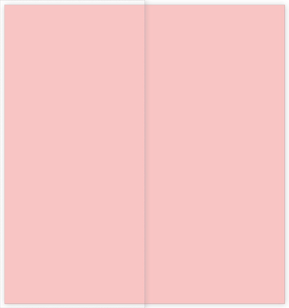 DL Folded Invitations Template