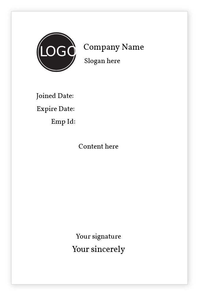 ID cards 85 x 55mm template