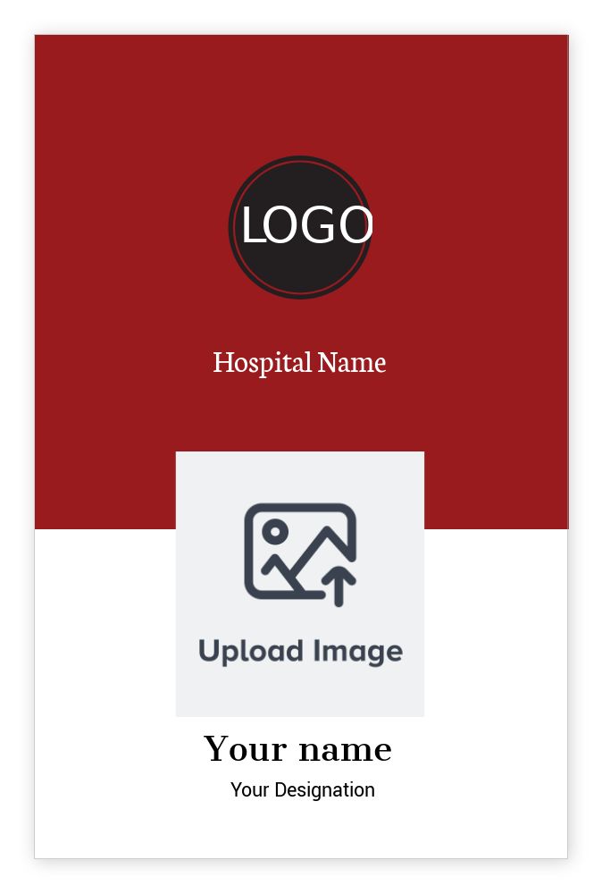 ID cards 85 x 55mm template