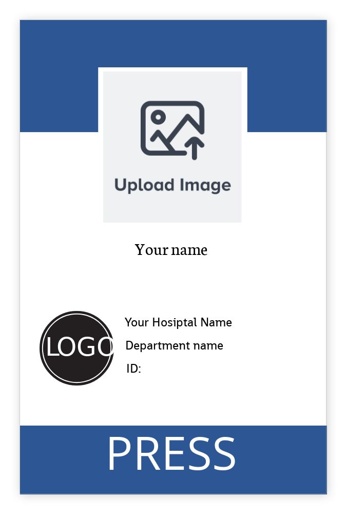 ID cards 85 x 55mm template
