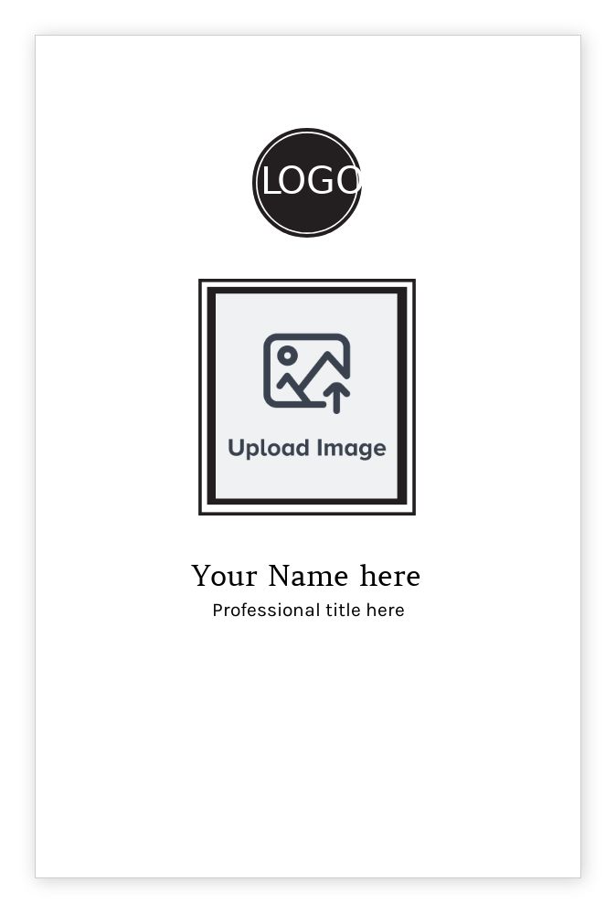 ID cards 85 x 55mm template