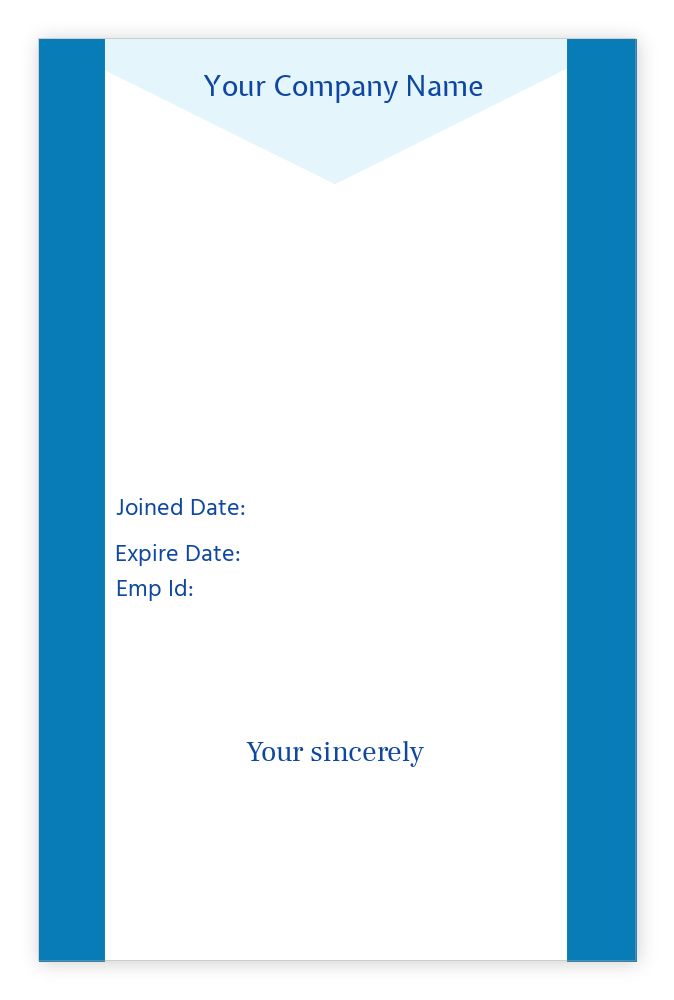 ID cards 85 x 55mm template