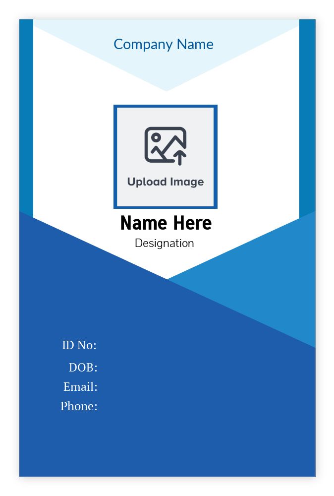 ID cards 85 x 55mm template
