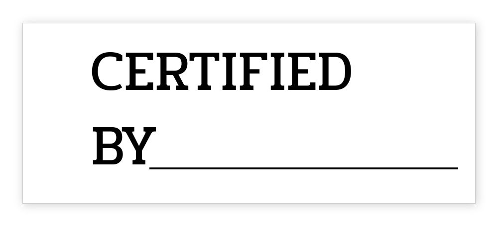 Medium  20 x 50 mm Stamp Template