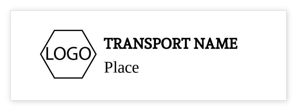 Medium  22 x 67 mm Stamp Template