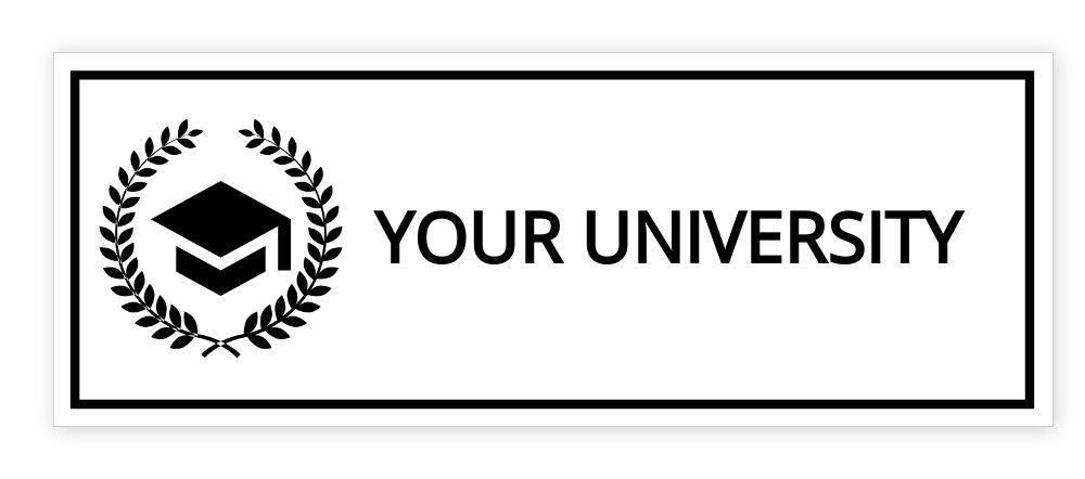 Small Rectangle18 x 47 mm Self Ink Template - Upload Your Design