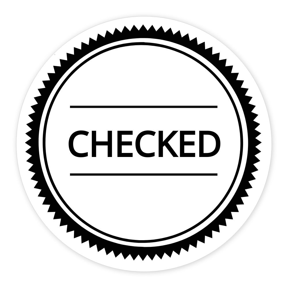 Circle 40mm Self Ink Template
