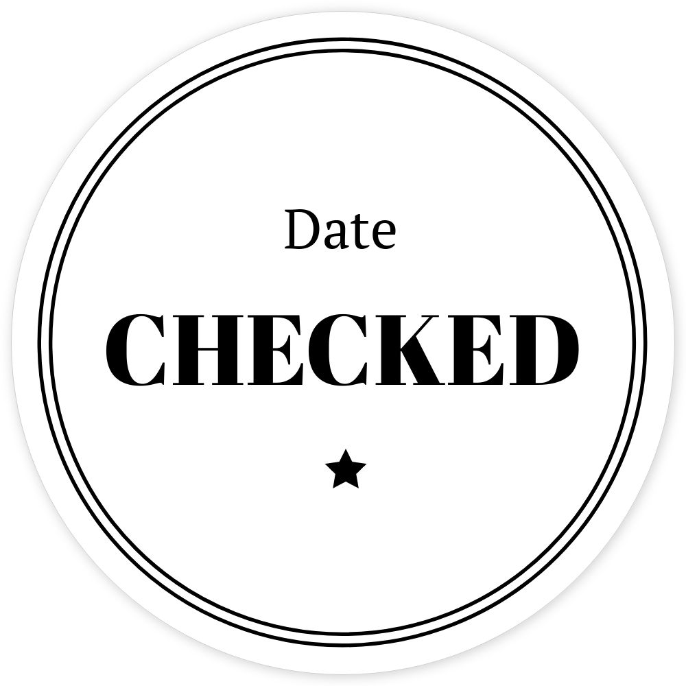 Circle 30 x 30 mm Stamp Template