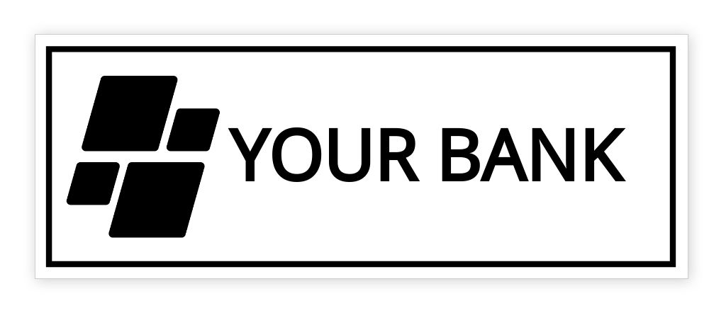 Small Rectangle18 x 47 mm Self Ink Template - Upload Your Design