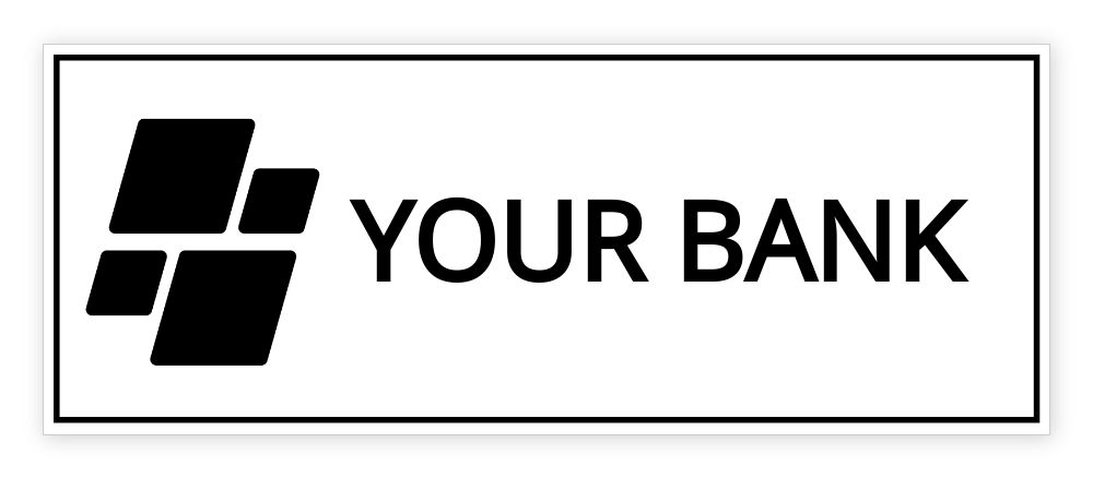 Medium Rectangle 23 x 59 mm Self Ink Rubber Stamp  - Upload Your Design