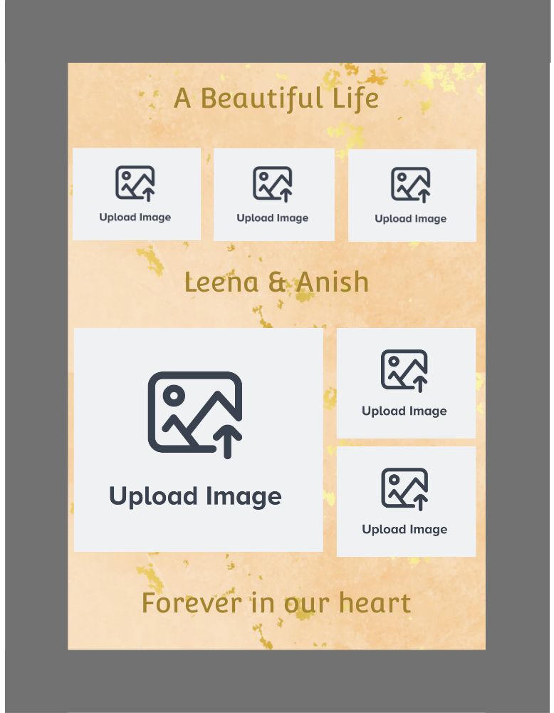 Photo Frames 6 x 8 inch (Medium)  - Upload Your Photo