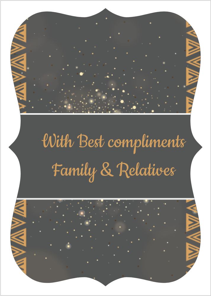 Bracket Shape Invitation