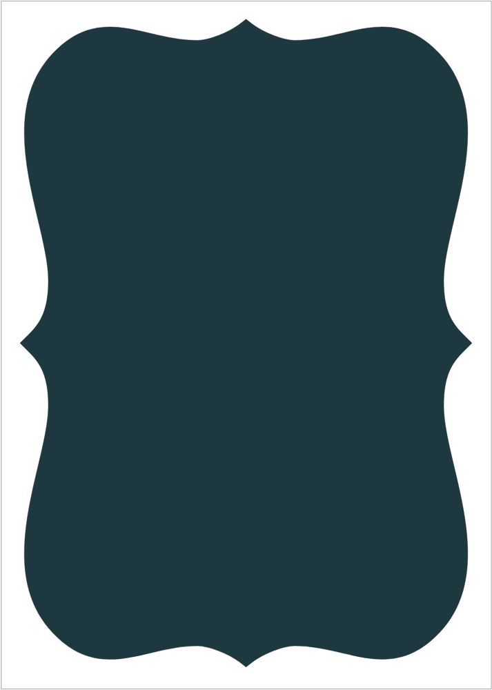 Bracket Shape Invitation