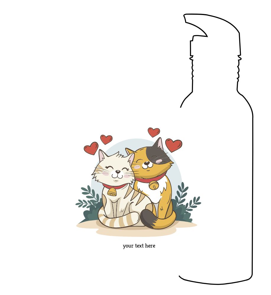 Personalized Spout Sipper Bottle 750 ml - Upload Your Design