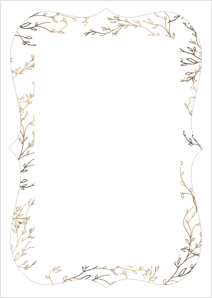 Bracket Shape Invitation