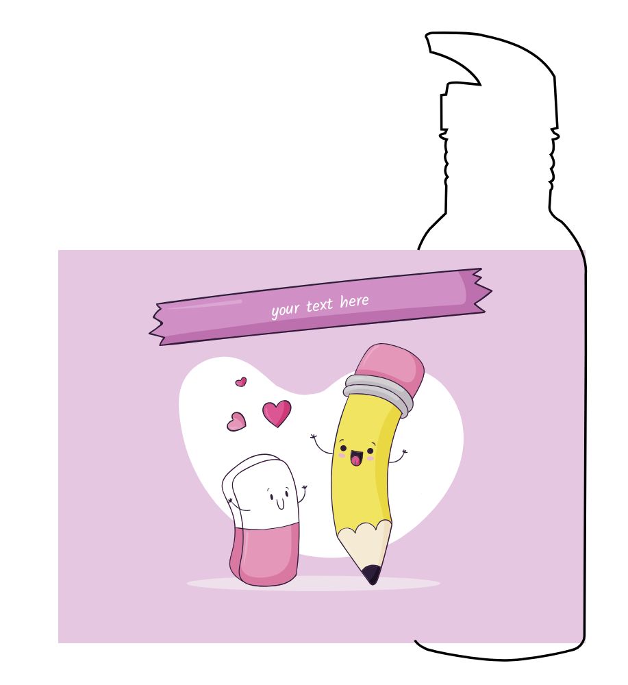 Personalized Spout Sipper Bottle 750 ml - Upload Your Design