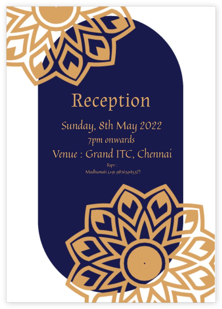 A6 Standard Invitation A6 Standard Invitation