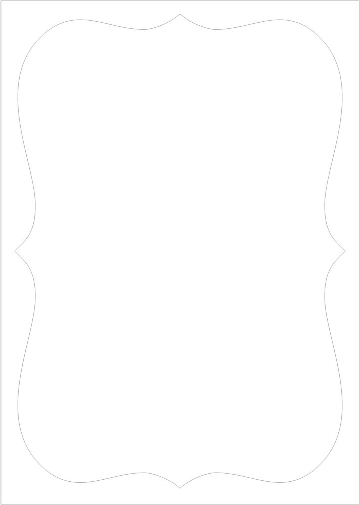 Bracket Shape Invitation