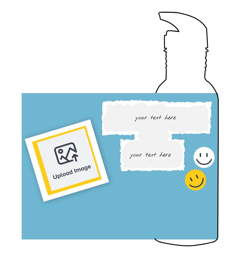 Personalized Spout Sipper Bottle 750 ml - Upload Your Design Personalized Spout Sipper Bottle 750 ml - Upload Your Design