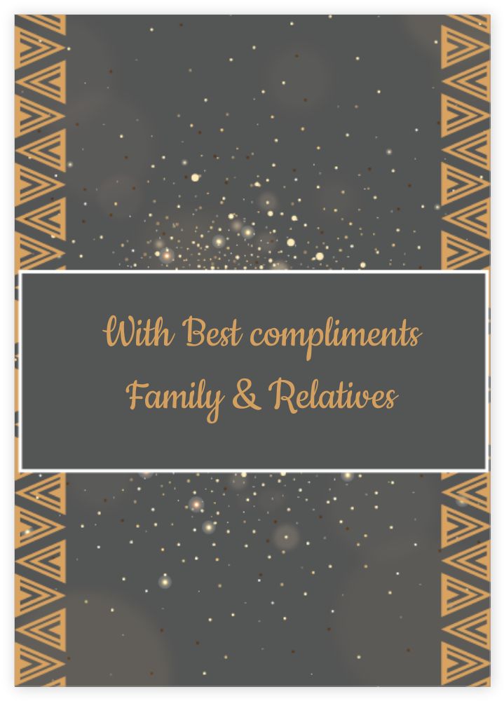 A6 Standard Invitation