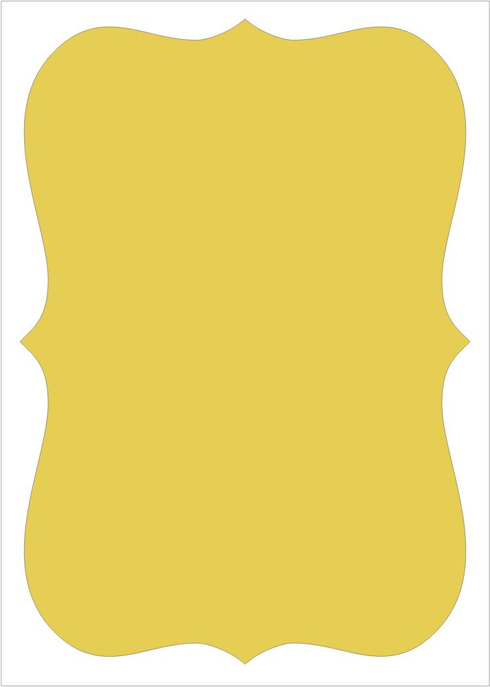 Bracket Shape Invitation