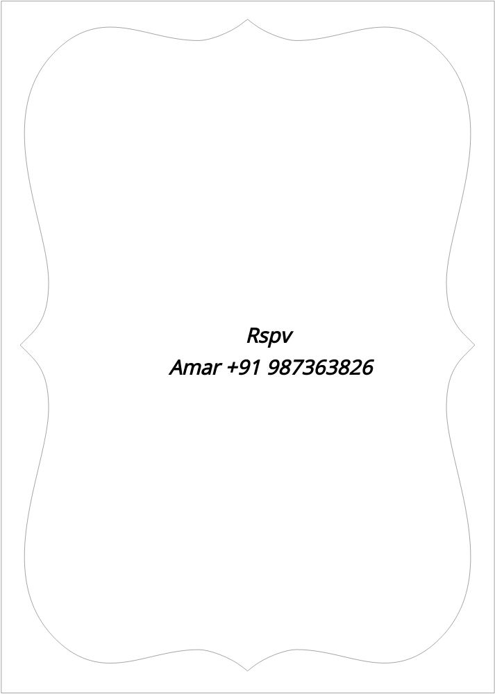 Bracket Shape Invitation