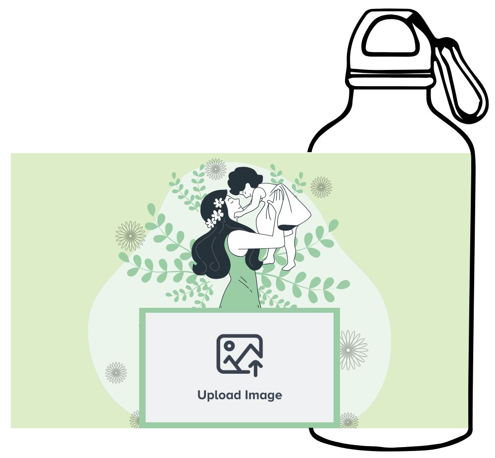 Personalized Sipper Bottle 600 ml - Upload Your Design