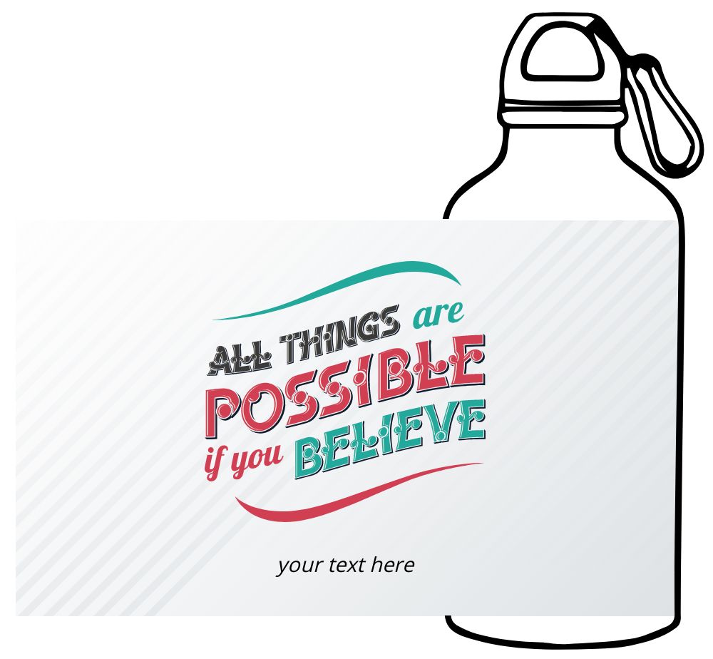 Personalized Sipper Bottle 600 ml - Upload Your Design