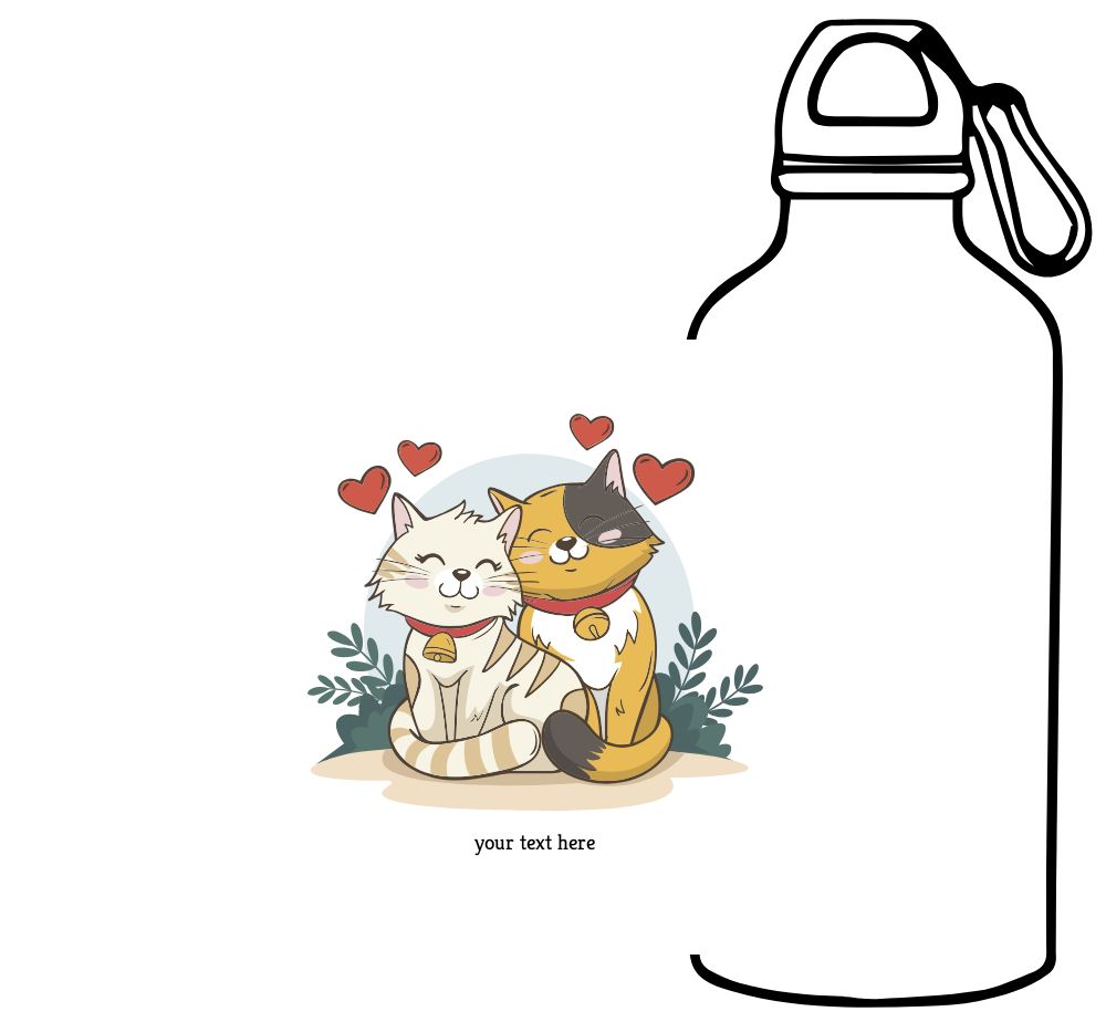 Personalized Sipper Bottle 600 ml - Upload Your Design Personalized Sipper Bottle 600 ml - Upload Your Design