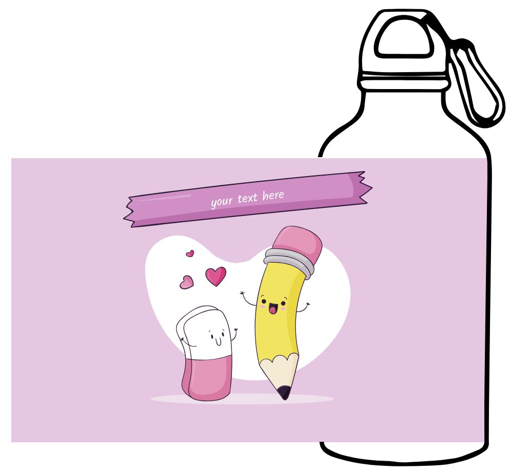 Personalized Sipper Bottle 600 ml - Upload Your Design