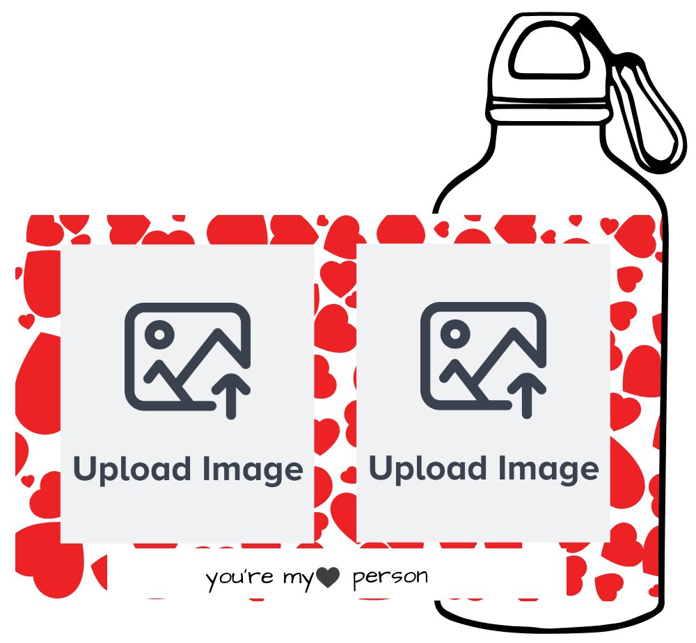 Personalized Sipper Bottle 600 ml - Upload Your Design