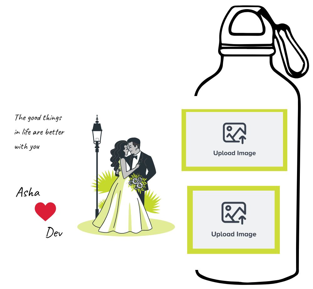 Personalized Sipper Bottle 600 ml - Upload Your Design