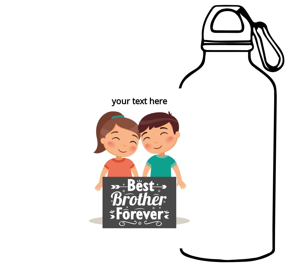Personalized Sipper Bottle 600 ml - Upload Your Design