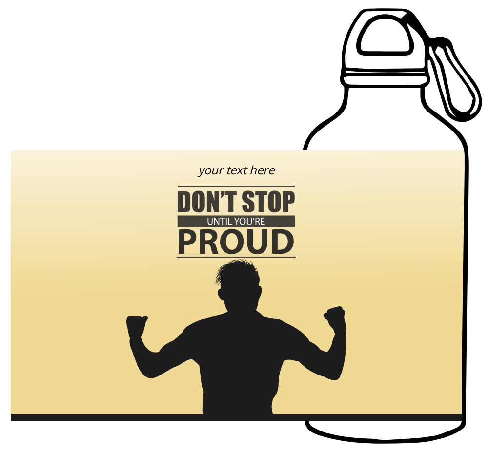 Personalized Sipper Bottle 600 ml - Upload Your Design