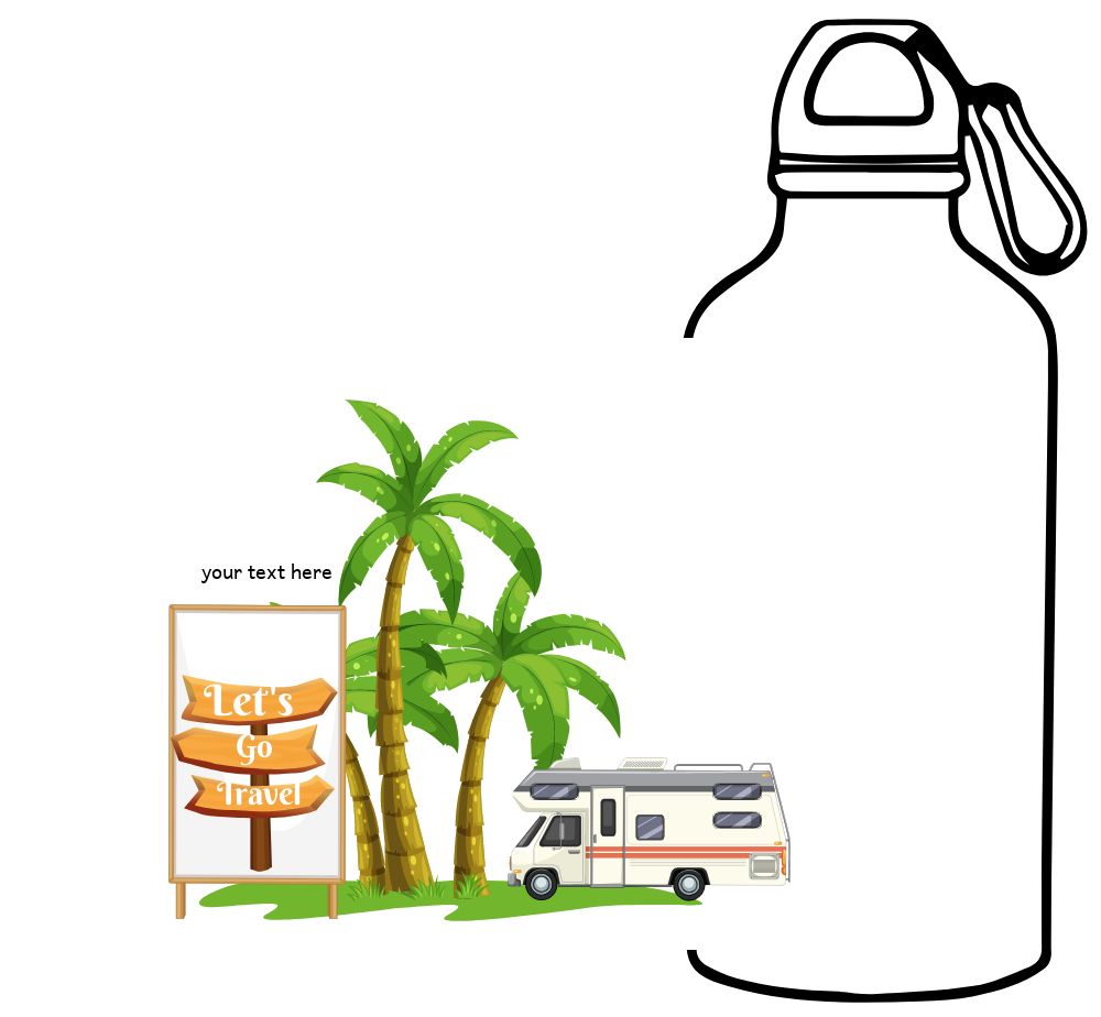 Personalized Sipper Bottle 600 ml - Upload Your Design Personalized Sipper Bottle 600 ml - Upload Your Design