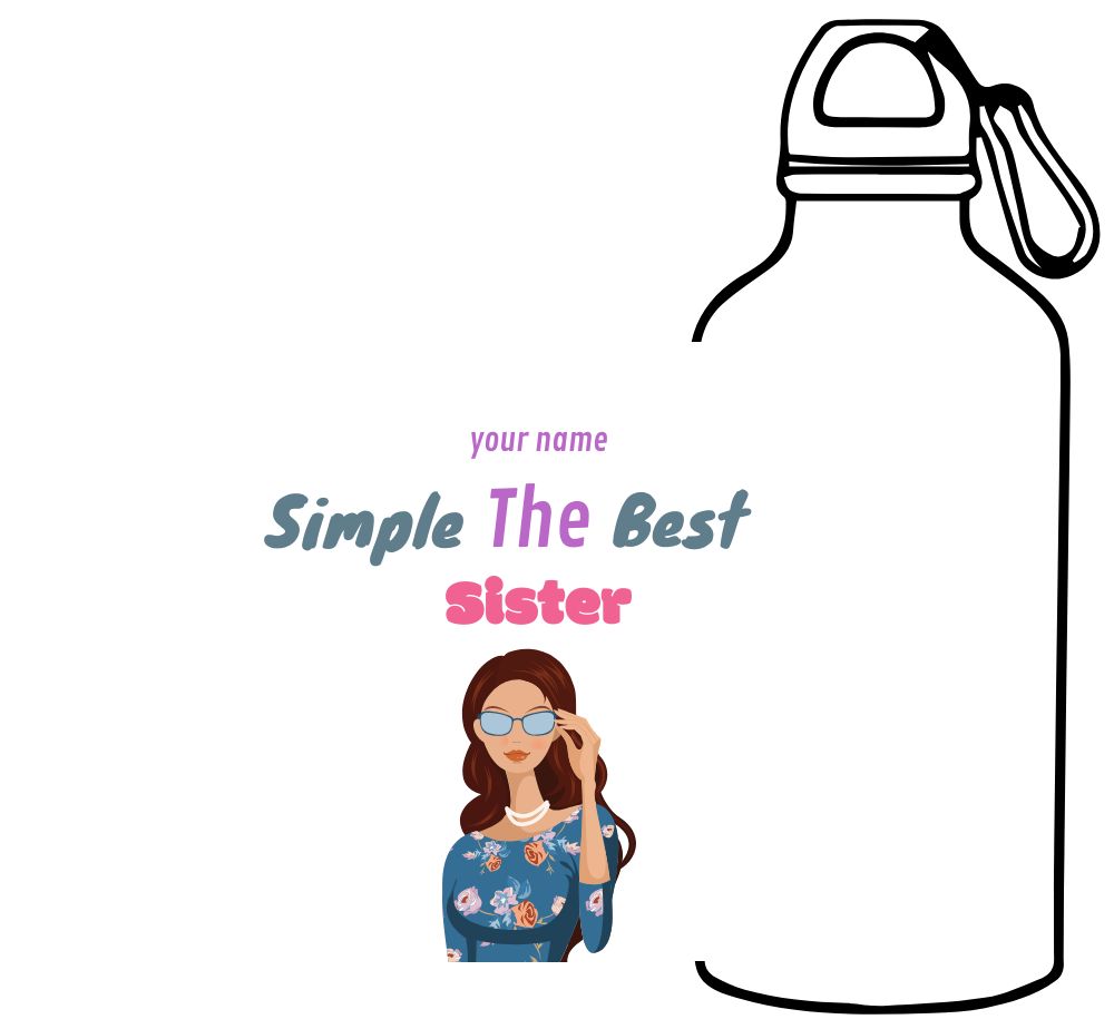 Personalized Sipper Bottle 600 ml - Upload Your Design Personalized Sipper Bottle 600 ml - Upload Your Design