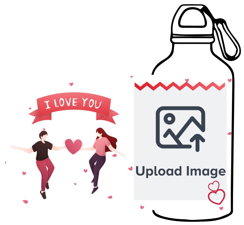 Personalized Sipper Bottle 600 ml - Upload Your Design