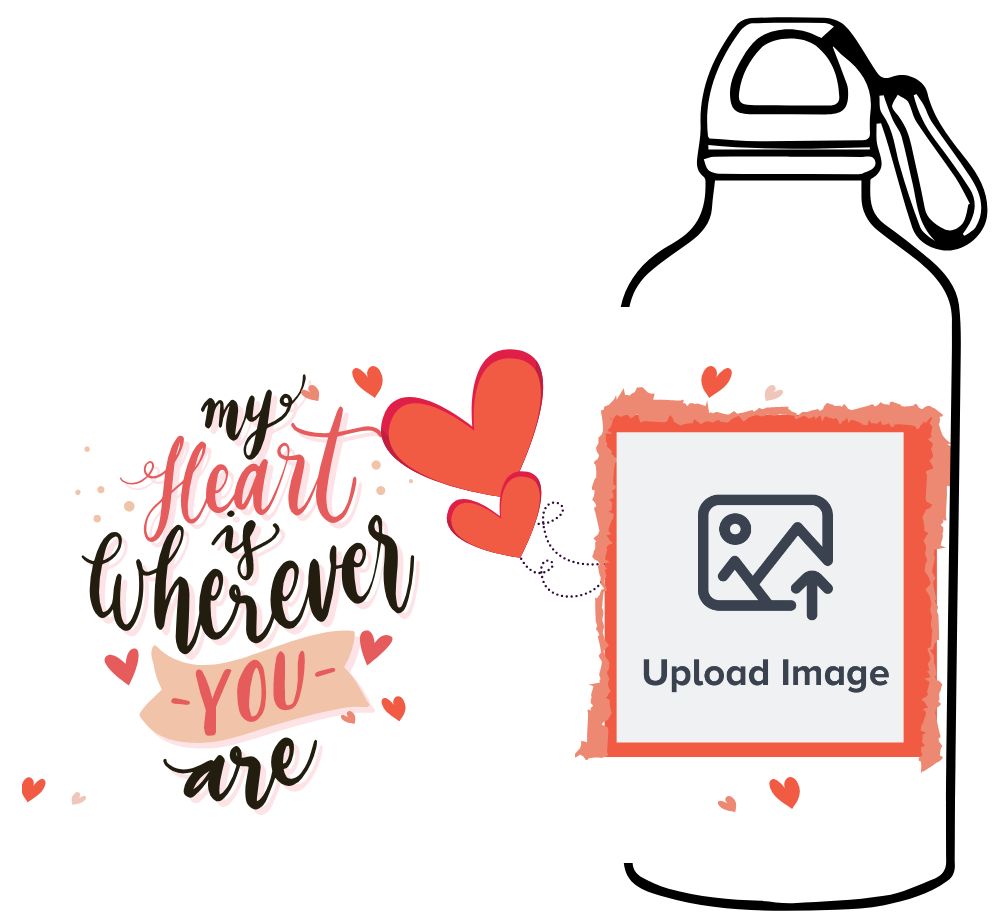 Personalized Sipper Bottle 600 ml - Upload Your Design Personalized Sipper Bottle 600 ml - Upload Your Design