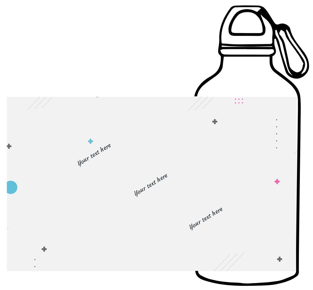 Personalized Sipper Bottle 600 ml - Upload Your Design
